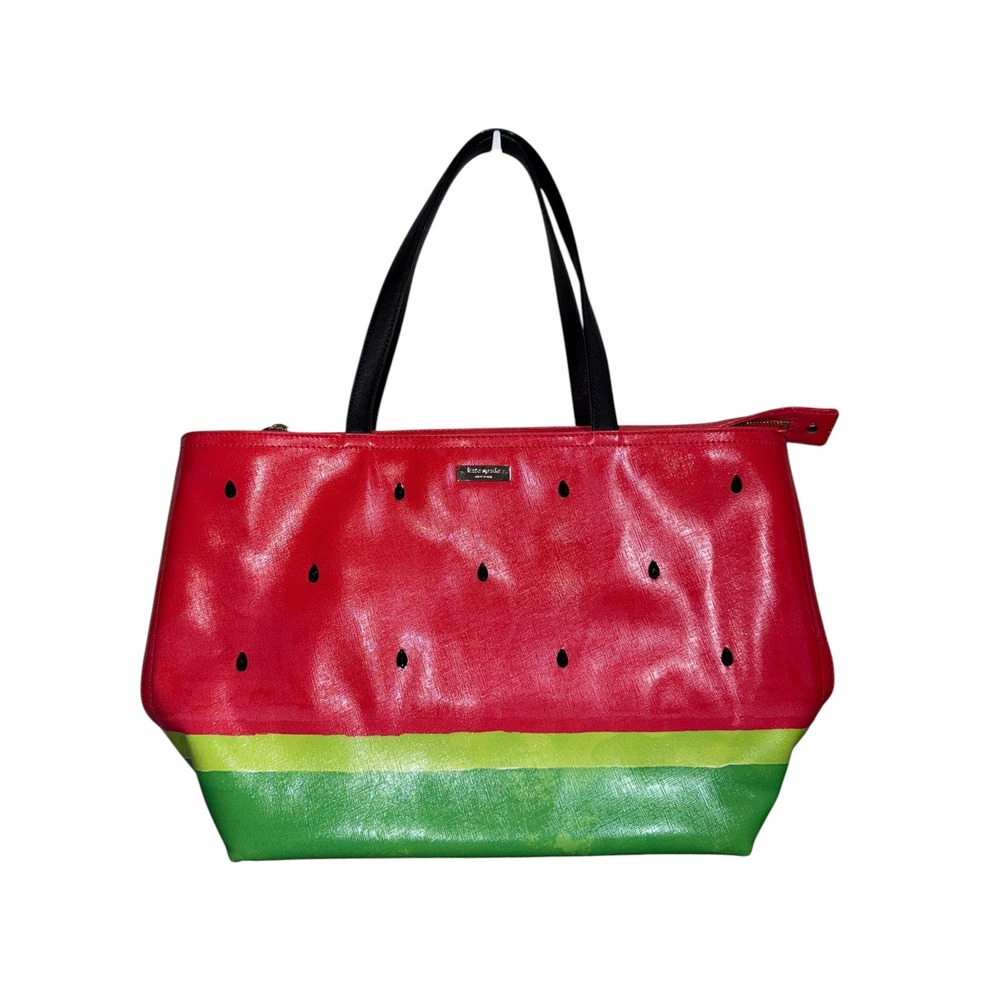 Kate Spade Splash Out Francis Tote Watermelon Novelty Bag‎ Rare Zip Top